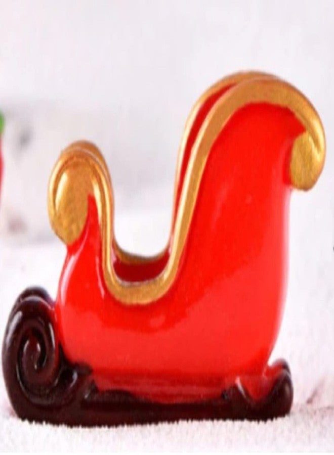 BHOOLU&GOOLU Cute Miniature Deer Cart for Decoration- 2 Pcs Set (Size : 4.7 X 3.1 CM) - Image 2